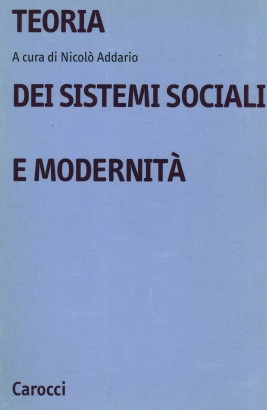 Teoria dei sistemi sociali e modernità