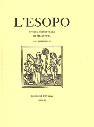 L'Esopo. Rivista trimestrale di bibliofilia (n. 55 - settembre 1992)
