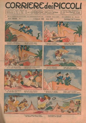 Corriere dei piccoli 1936. Annata completa (52 numeri)