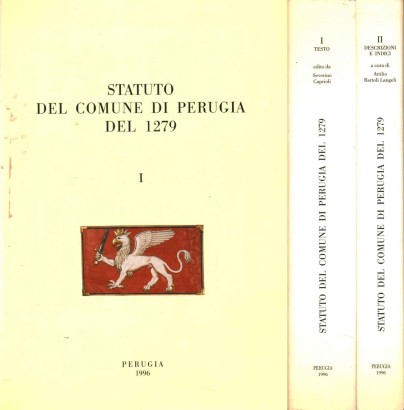 Statuto del Comune di Perugia del 1279 (2 Volumi)
