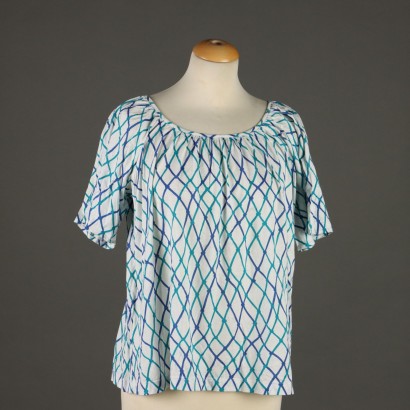 Vintage 1980s Yves Saint Laurent Shirt Cotton UK Size 12