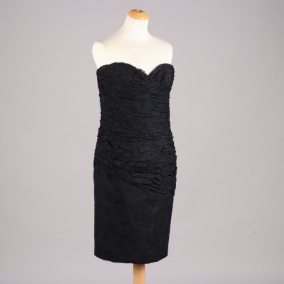 Vintage 1980s Ungaro Dress Lace UK Size 14 France