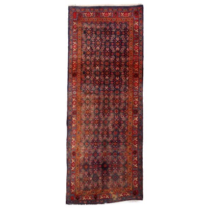 Antiker Bidjar Teppich Baumwolle Wolle Großer Knoten Iran 280 x 110 cm