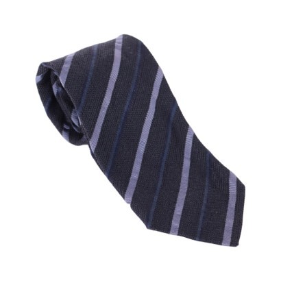 Armani Blue Striped Tie Milano Italy