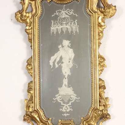 Group of 4 Baroque Mirrors Italy XVIII Century