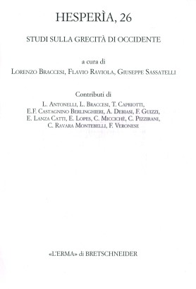 Hesperìa, 26: studi sulla grecità di Occidente