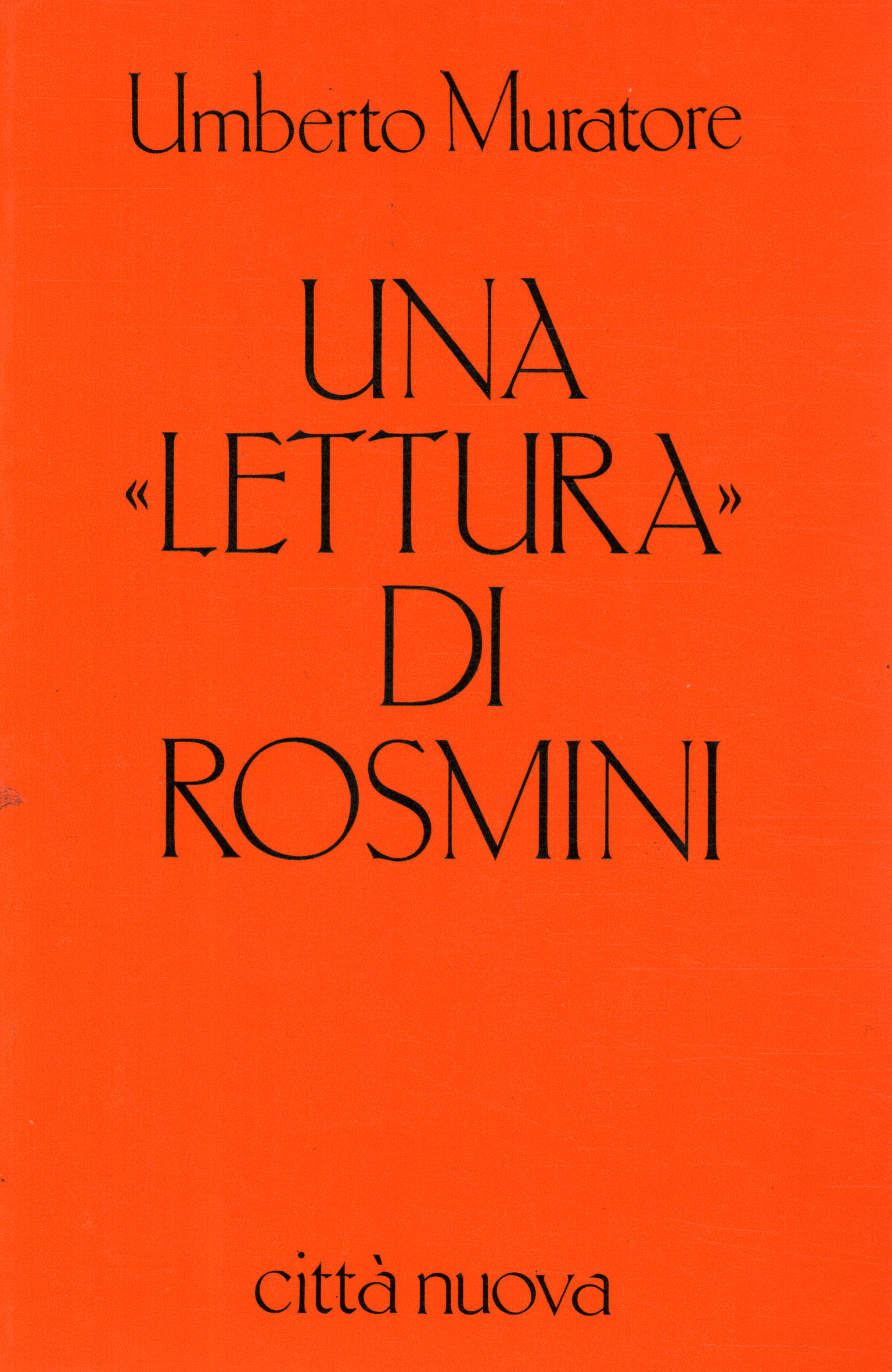 Una lettura di Rosmini