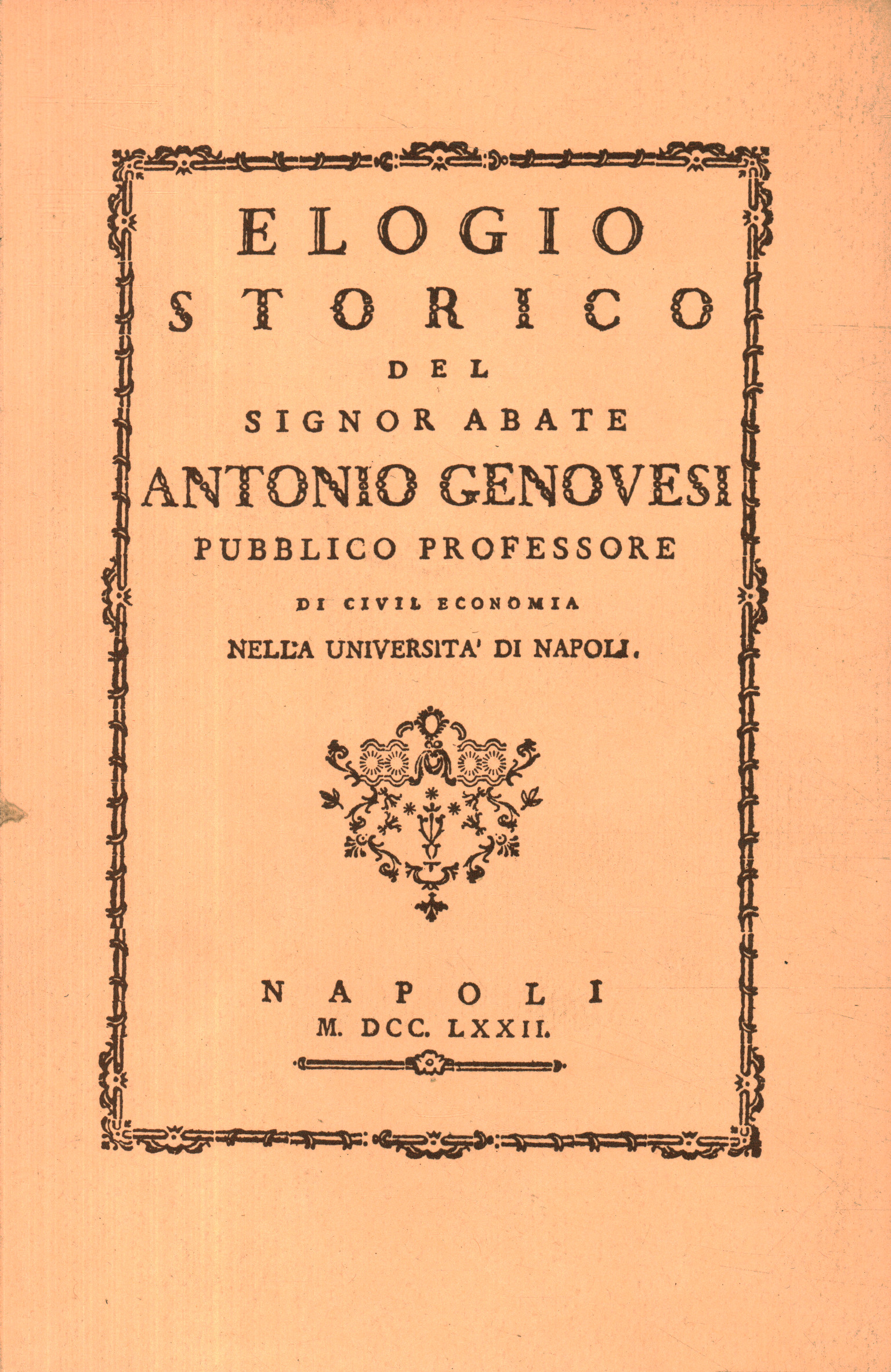 Elogio histórico del abad Antonio%