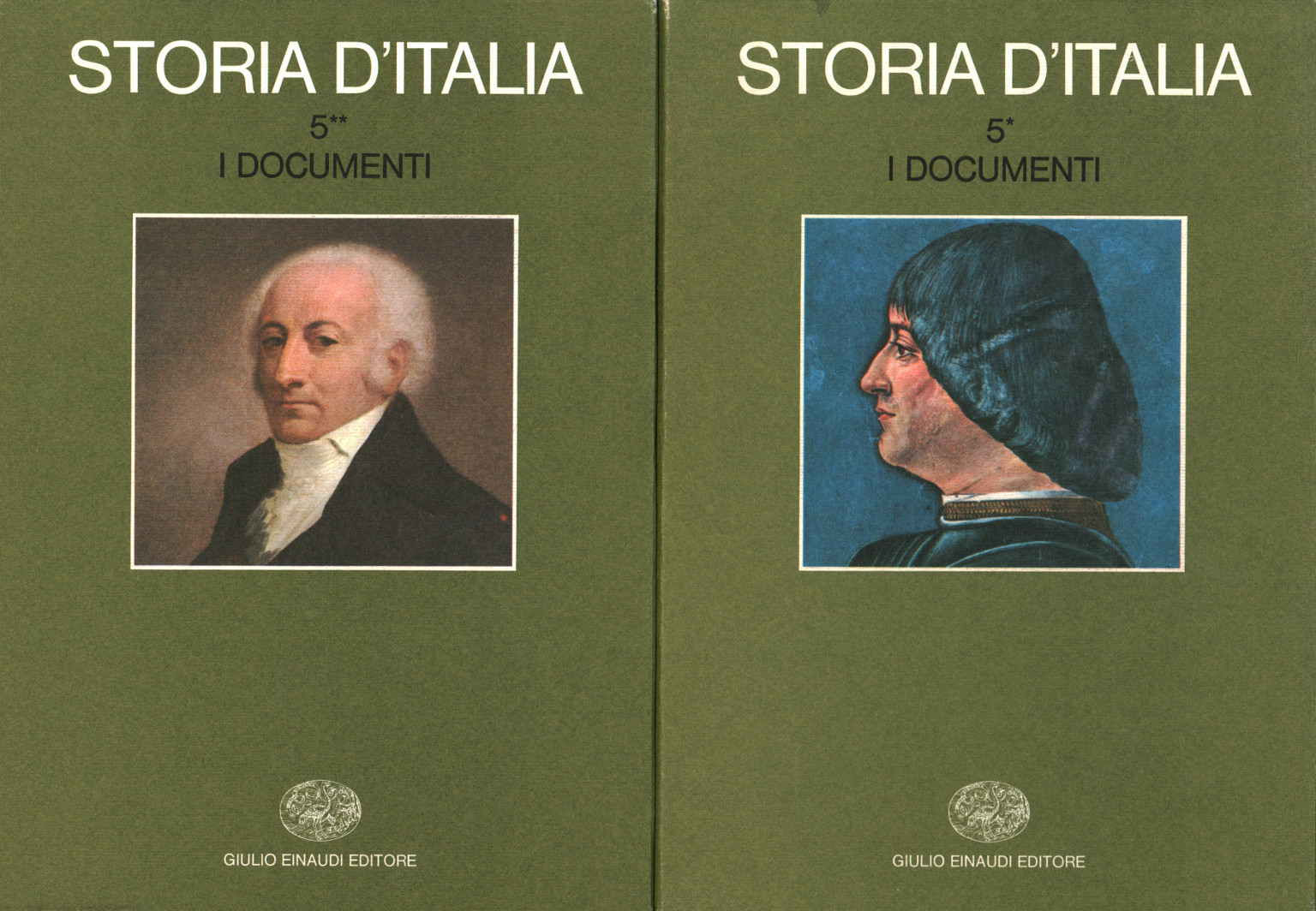 Storia d'Italia. I documenti. (