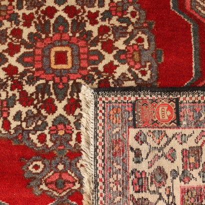 Vintage Malayer Carpet Iran 116x82 In Cootn Wool Big Knot