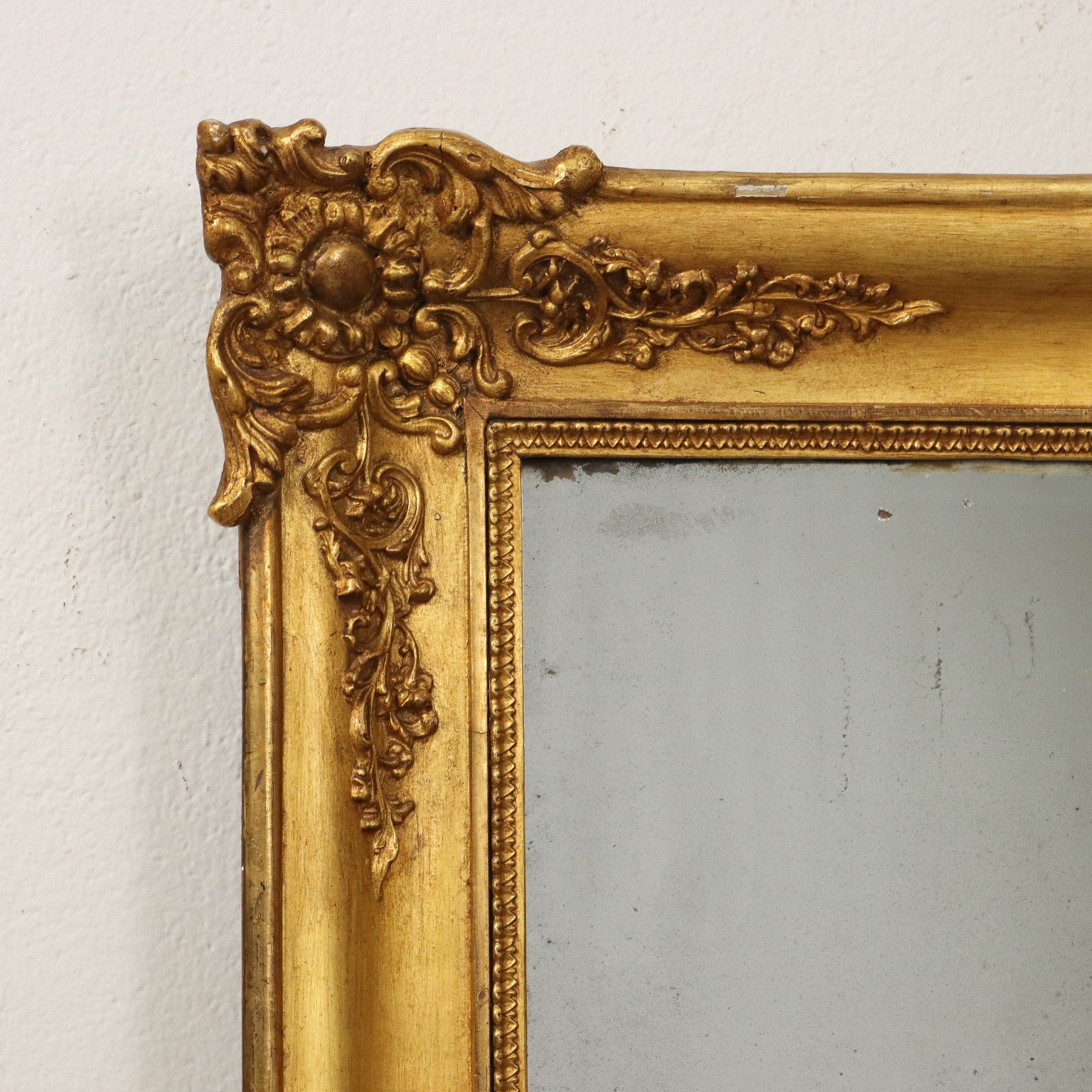Specchio antico dorato GALLES