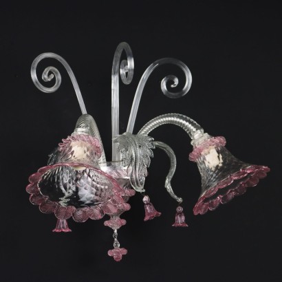 Wall light in Murano glass