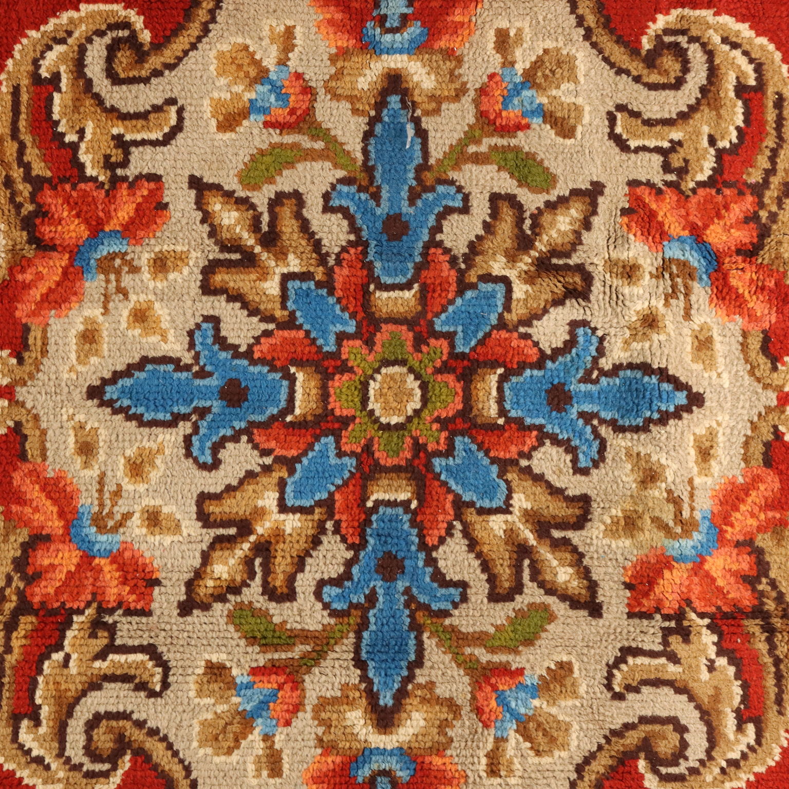 Tappeto turco, tappeto vintage, tappeto grande 5.1x8.3 ft, tappeto