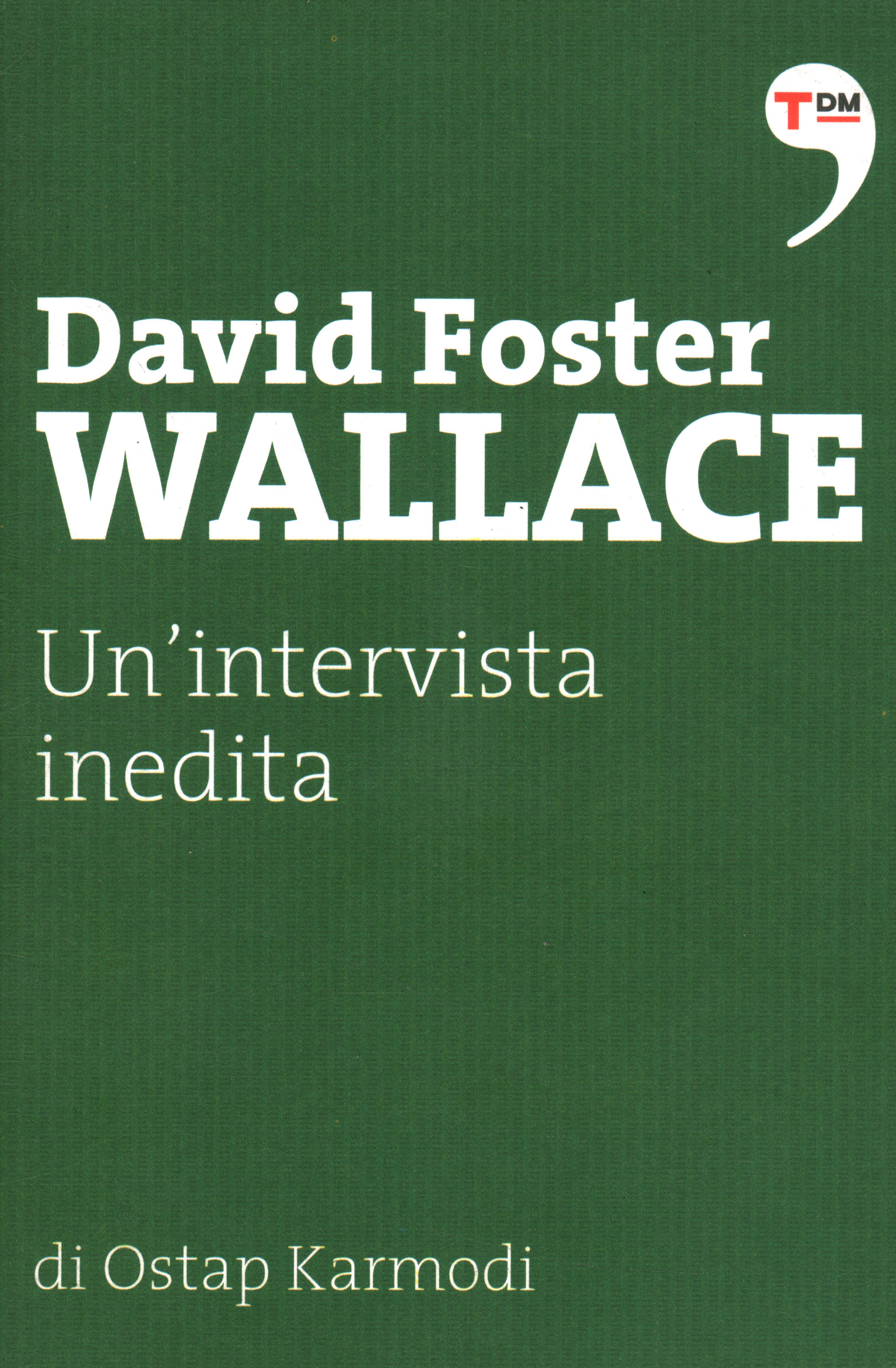 David Foster Wallace. Un'intervis