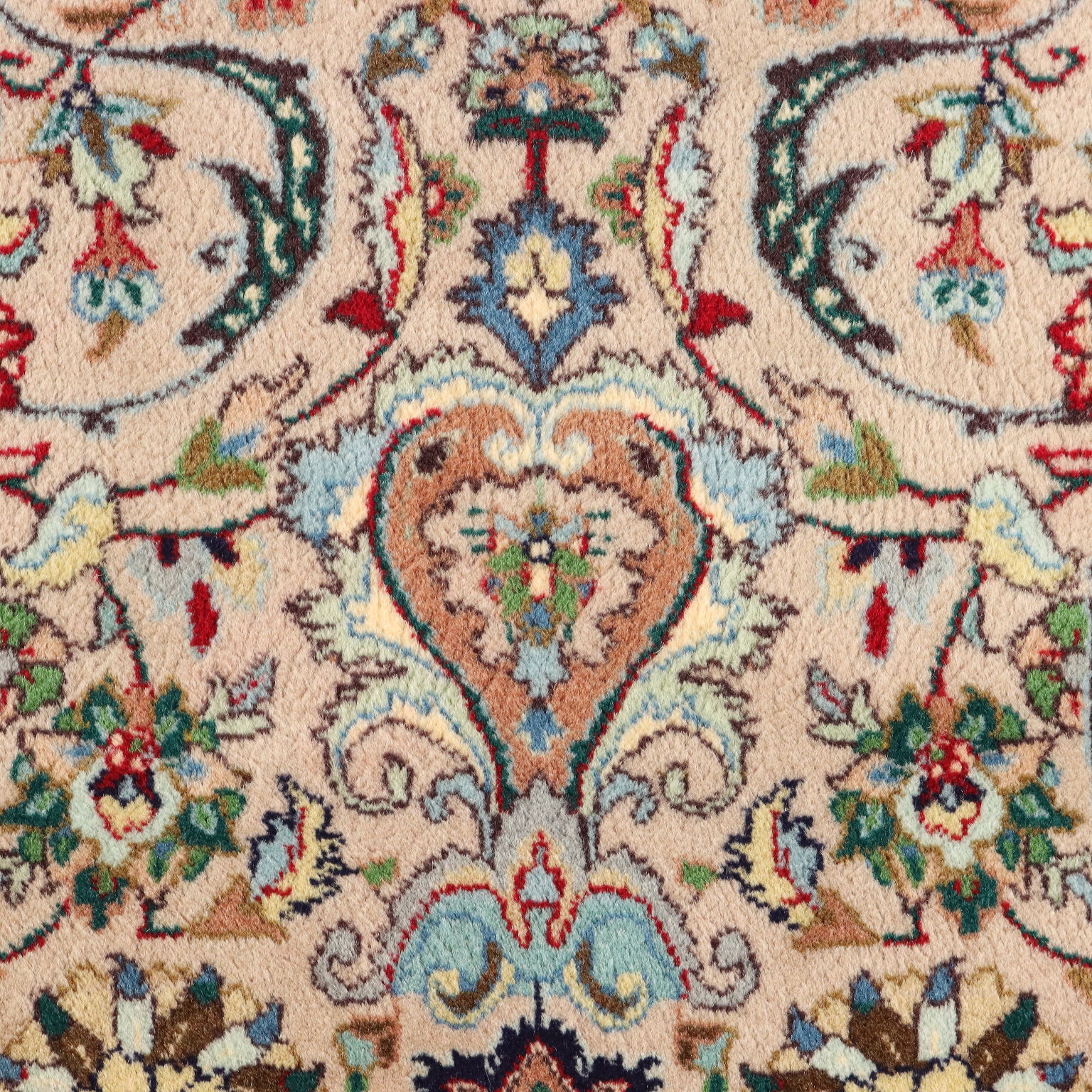 Tappeto Vintage Tabriz Iran Cotone Lana Nodo fine Fabbricato a Mano