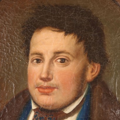 Painted Portrait of a Young Man