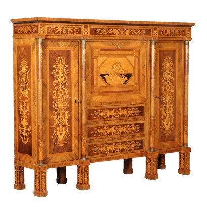 Large Empire Style Sideboard with El