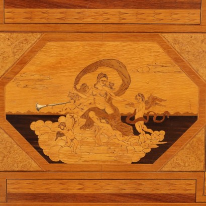 Large Empire Style Sideboard with El