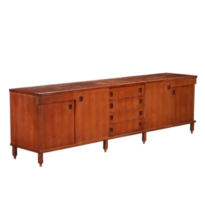 Sideboard from the 1960s Teak Veneered Italy Modern Furnishing