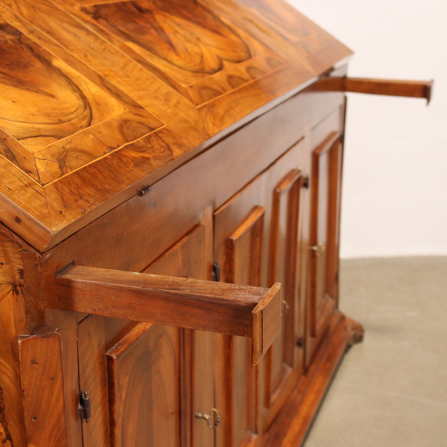 Grande scrivania vittoriana in legno, fine 1800 – Mercand Store