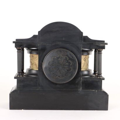 Free Standing Clock in Black Marble