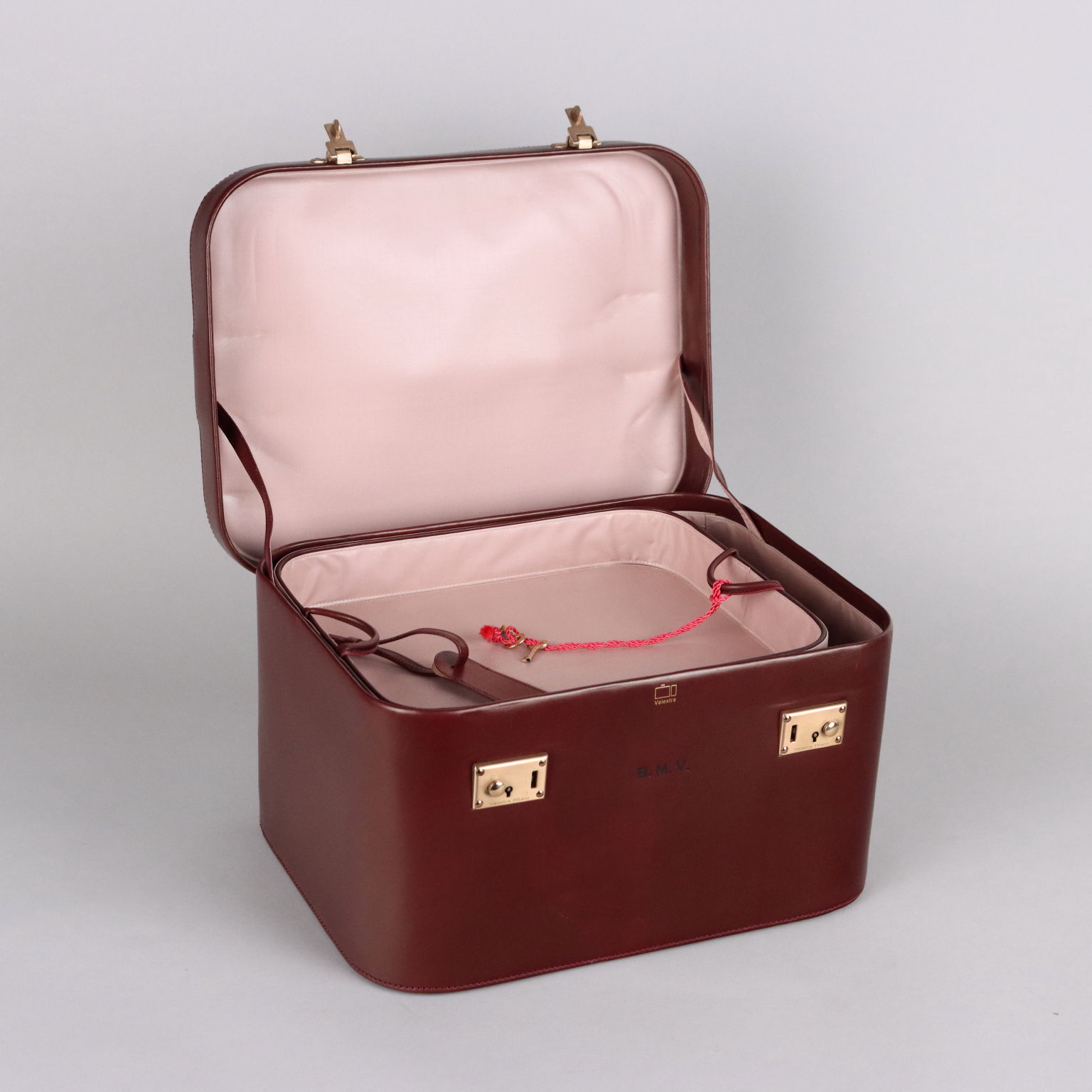 Bauletto Beauty Case in Pelle Italia Anni 60-70