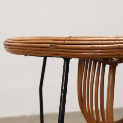 Wicker coffee table from the 60s