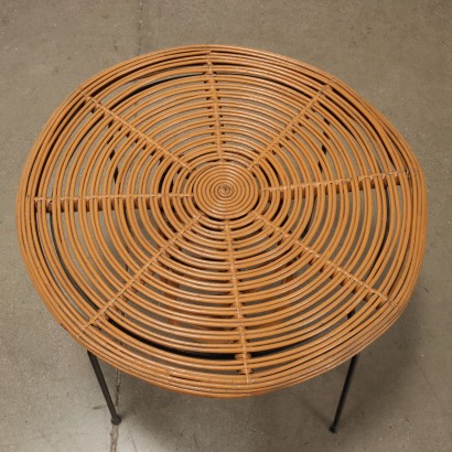 Wicker coffee table from the 60s