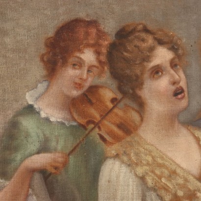 Dipinto con Scena di Concerto