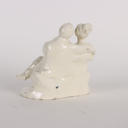 Gallant Couple figurine in earthenware