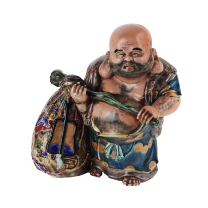 Hotei Figura in Porcellana Kutani