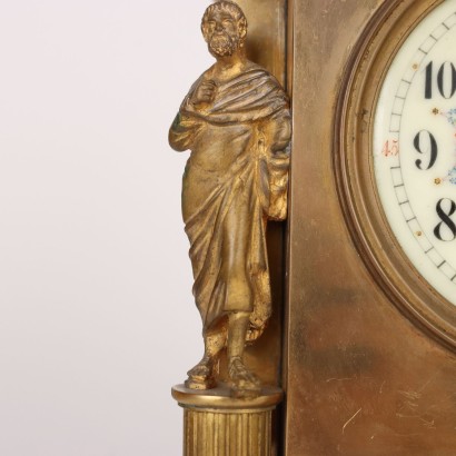 Horloge de comptoir en bronze doré