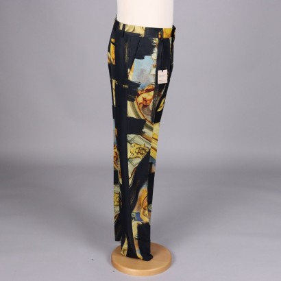 Pantalon imprimé Moschino Couture