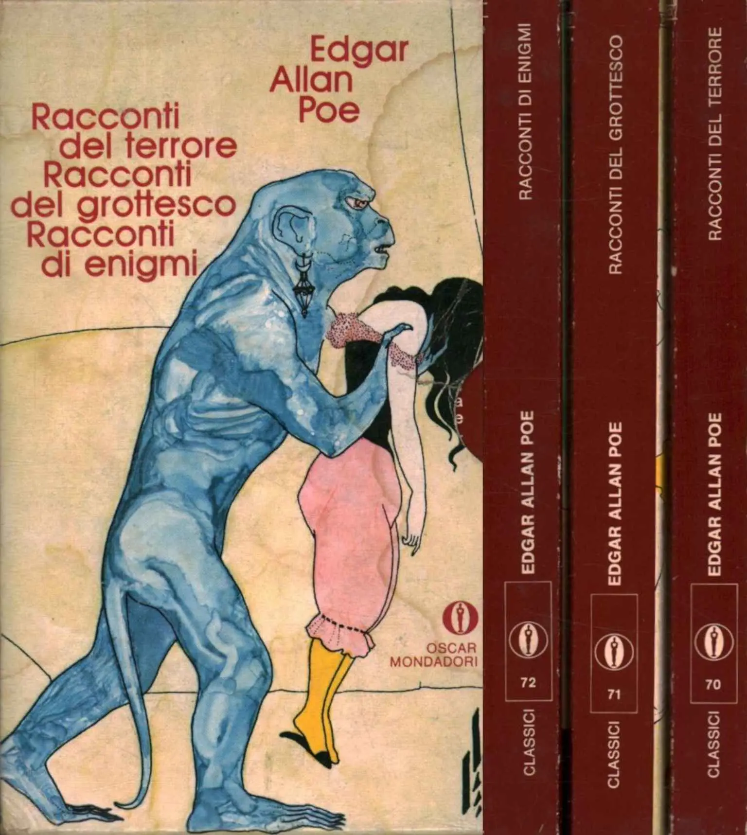 Racconti del terrore, del grottesco, di enigmi (3 Volumi) | Edgard Allan  Poe usato Narrativa Gialli Triller