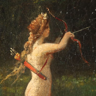 Painting by Giuseppe Puricelli Guerra,Artemis hunting,Giuseppe Puricelli Guerra,Giuseppe Puricelli Guerra,Giuseppe Puricelli Guerra,Giuseppe Puricelli Guerra,Giuseppe Puricelli Guerra