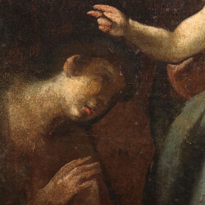 Painting Madonna with Child and Saint