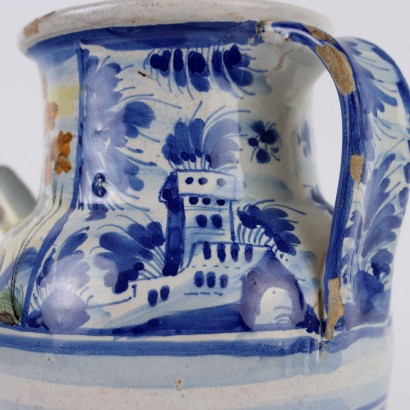 Pharmacy jug in Cast majolica