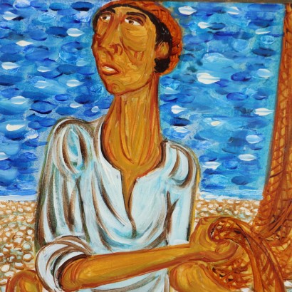 Painting by Giuseppe Migneco,Fisherman,Giuseppe Migneco,Giuseppe Migneco,Giuseppe Migneco,Giuseppe Migneco,Giuseppe Migneco,Giuseppe Migneco