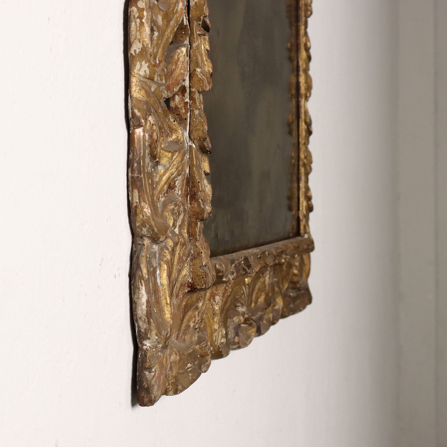 Antica Cornice Dorata Legno Antiques Italian Frame Doratura Gold Marco  madera