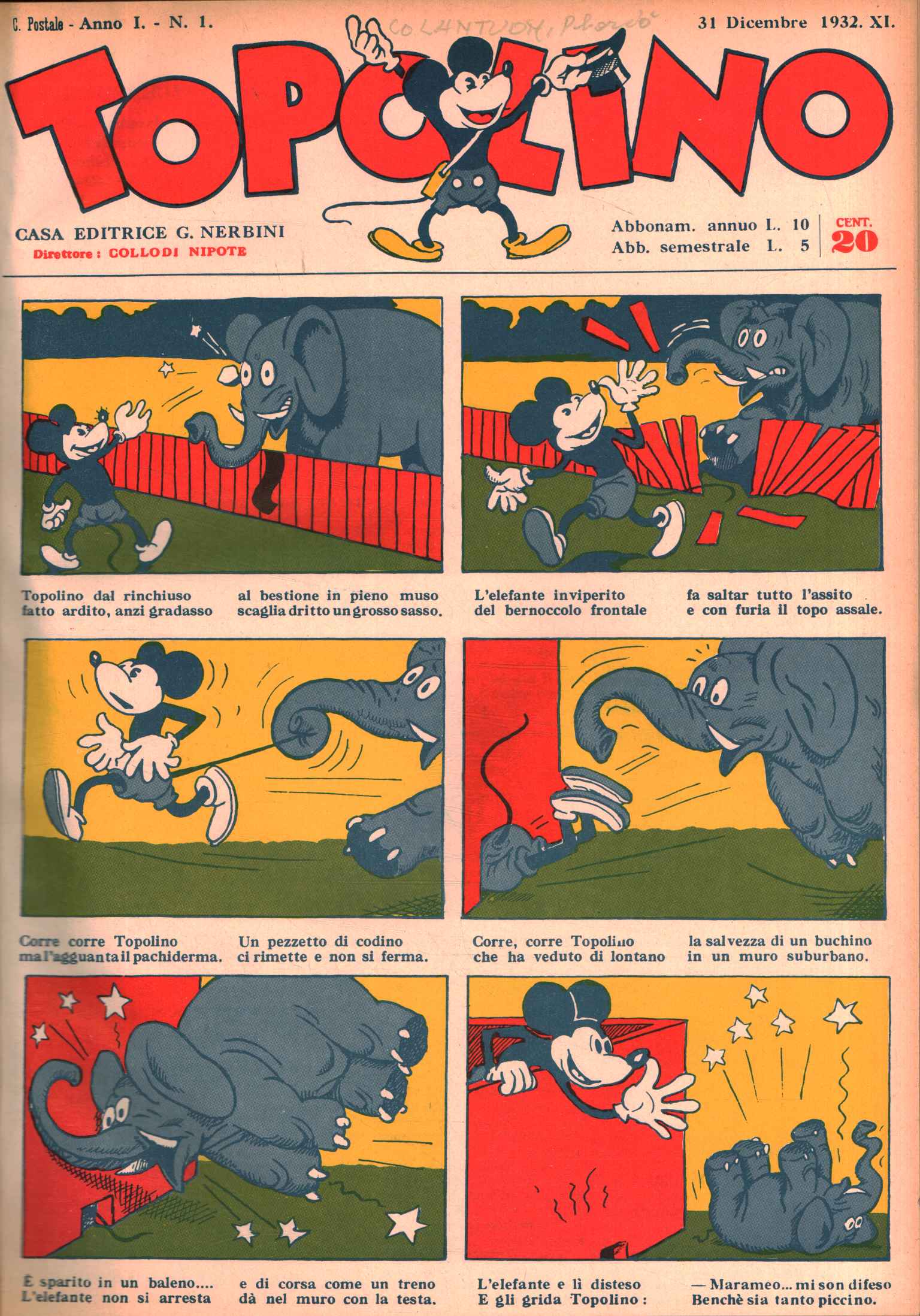 Mickey Mouse 1932-1933 (2 volumes. Numéros 1-5