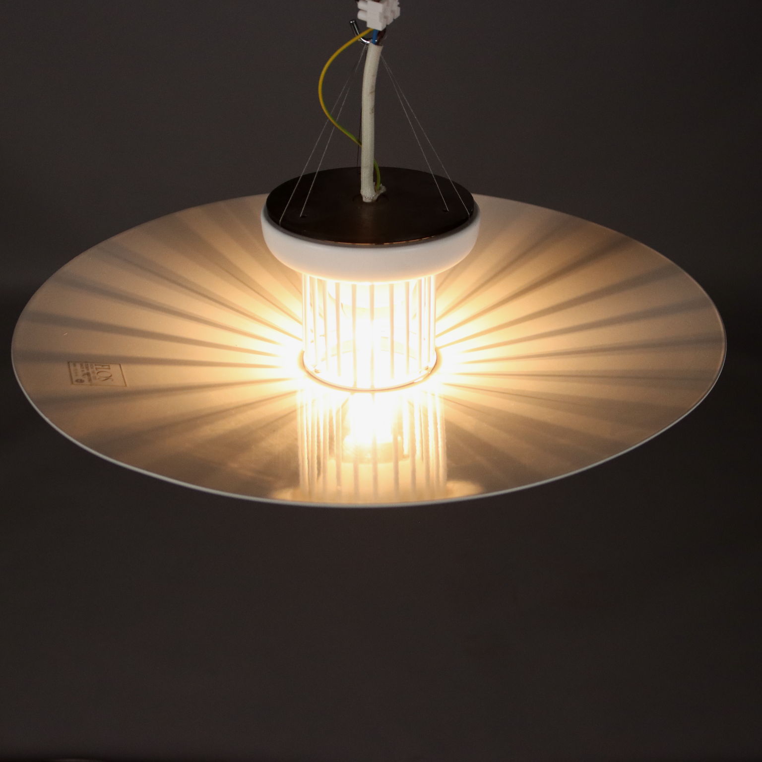 Lampade Vintage Flos Moni 1190-1200 A. Castiglioni Alluminio Anni 80