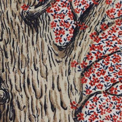 Capucci Vintage Scarf with Tree