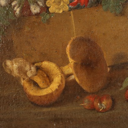 Nature morte aux champignons et aux fleurs,Nature morte aux champignons et aux fleurs