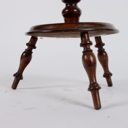 Sewing Column in Walnut Wood