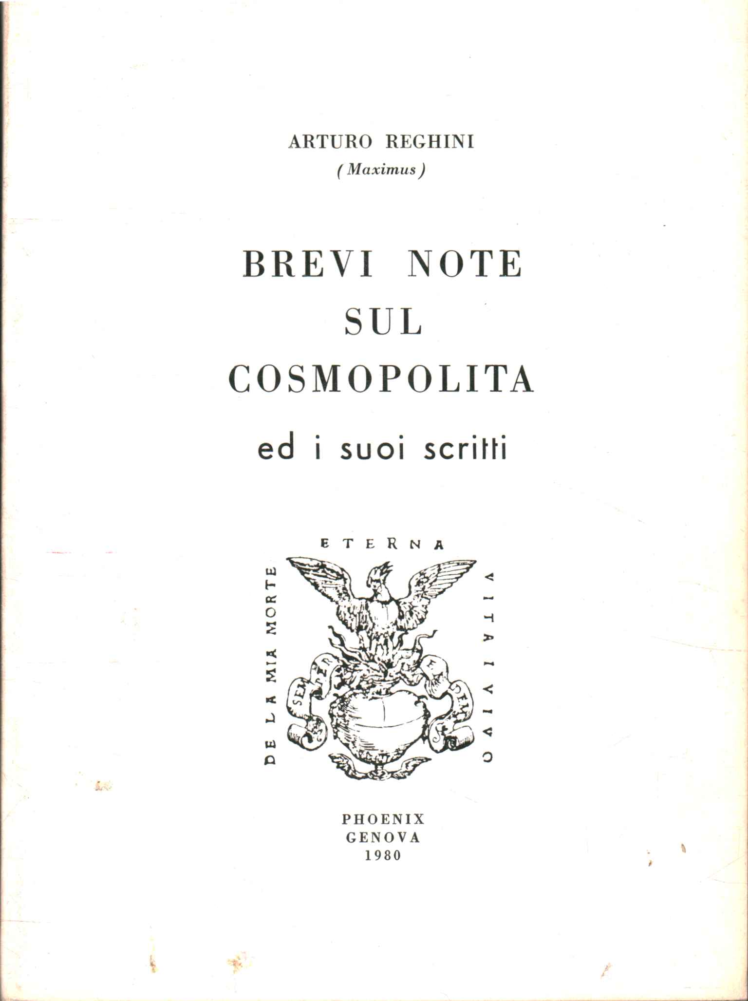 Brevi note sul cosmopolita