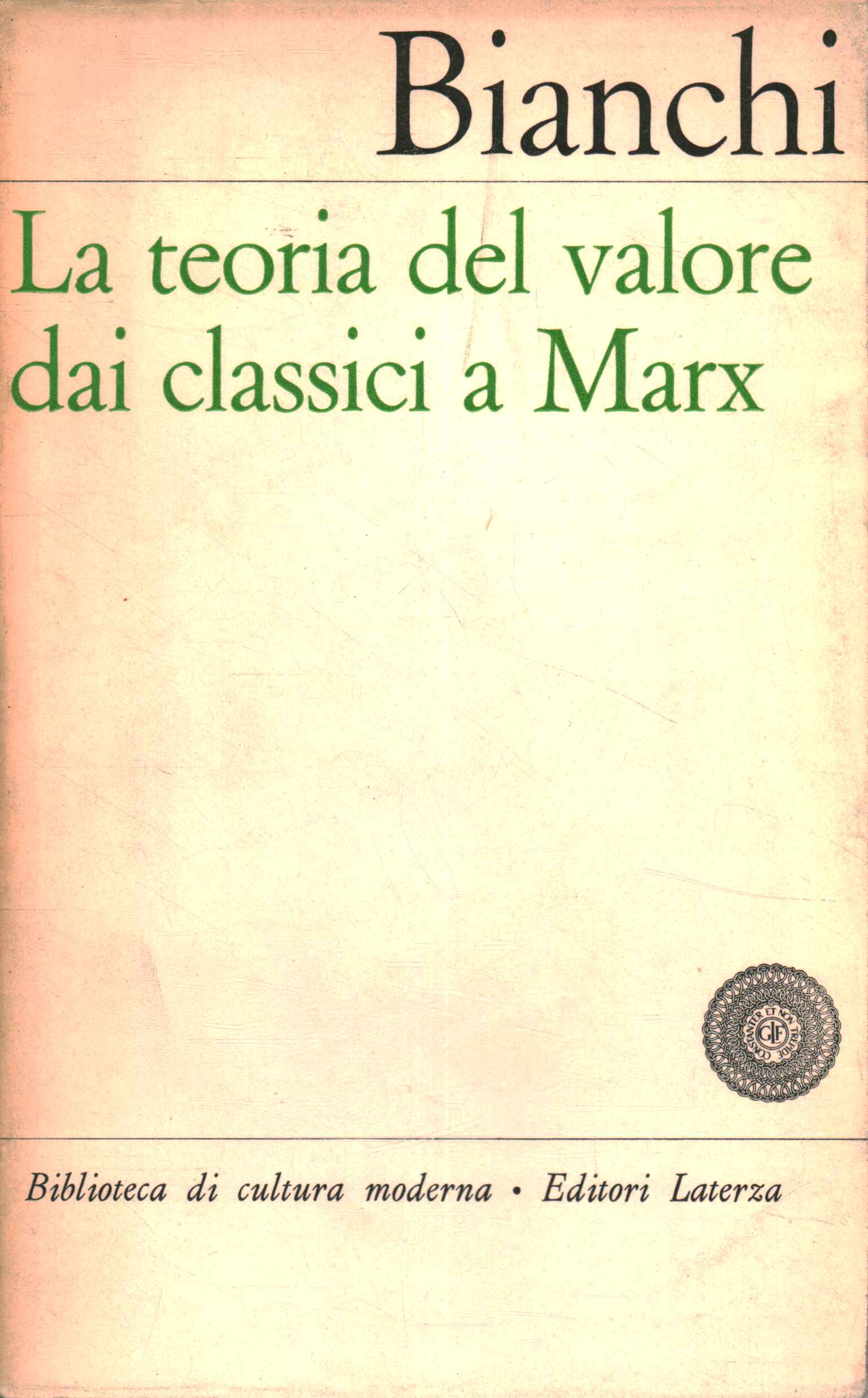 La teoria del valore dai classici a