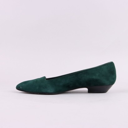 Gucci Vintage Green Ballerinas