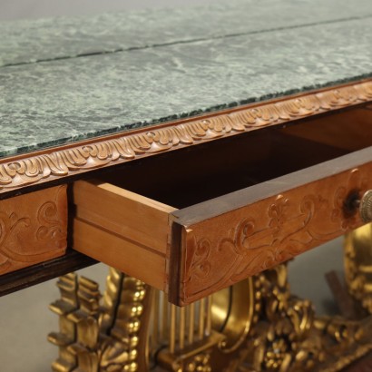 Console de style avec miroir