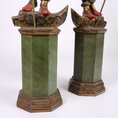 Pair of Mori Torch Holders