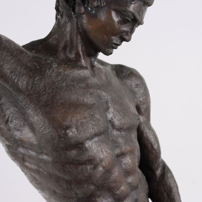 The Nude Male Blacksmith Signed by Giannett